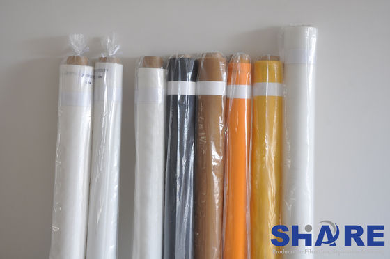Monofilament Polyester Printing Mesh For Liquid Filtration / Dust Collection Sifting