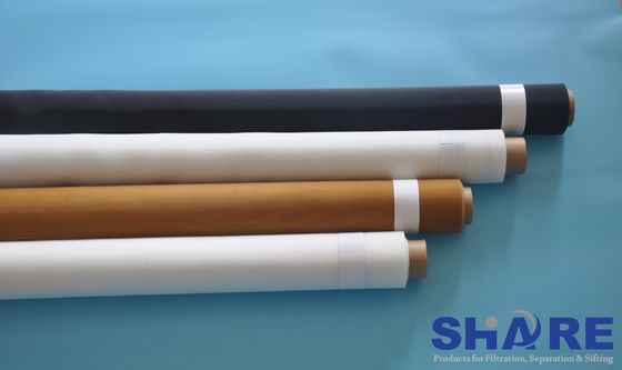 Monofilament Polyester Printing Mesh For Liquid Filtration / Dust Collection Sifting