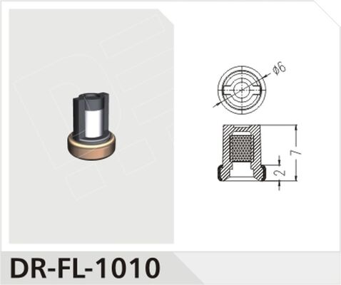 6.0x2.0x7.0mm Injector Fuel Filter for Universal Auto Engineer Nozzle Basket Kit Replacement