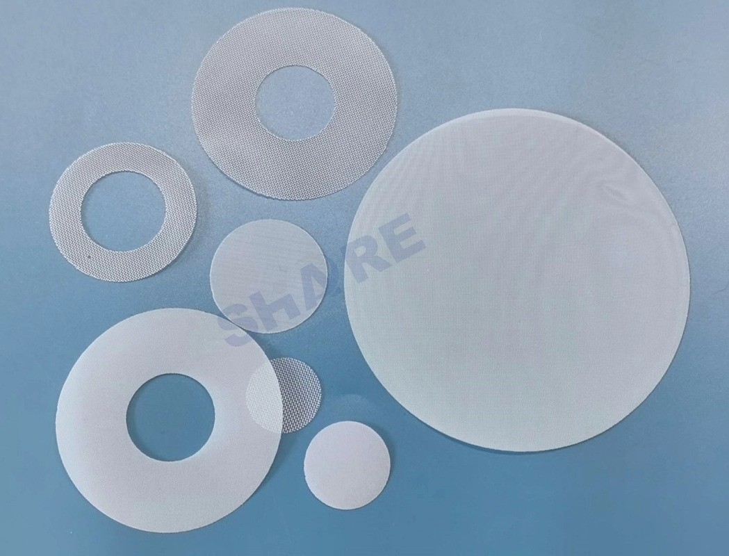 Converted Woven Monofilament Polyester Mesh Filter Components With Micron Rating From 5 To 2000 Microns